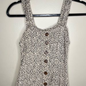 Cheetah Print Flowy Ankle Dress